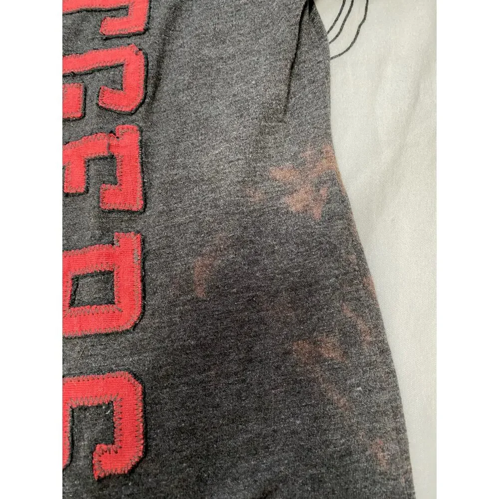 Gray and Red Rutgers College Tee - Picture 3 of 6